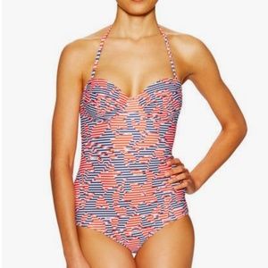 Oscar de la Renta Underwire Sweetheart Swimsuit